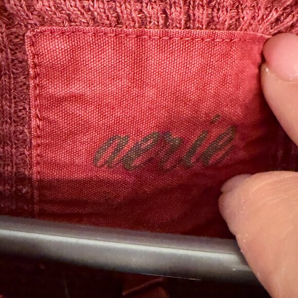 EUC - Aerie Sweatshirt - Burnt Red - Size M - Oversized - Picture 5 of 11